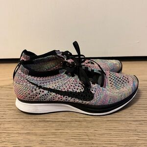Nike Flyknit Racer Multicolor Size M 5.5 / W 7